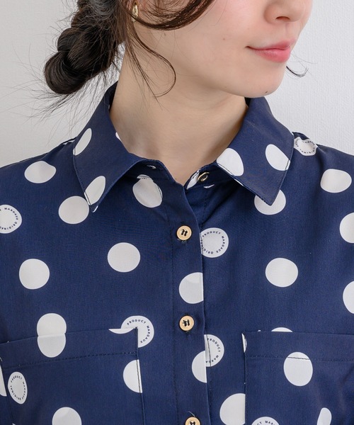 margaux（マルゴー）の「【KATHARINE ROSS】margaux dots simple one-piece（ワンピース・レディース・ネイビー・MEDIUM）」の12枚目の写真