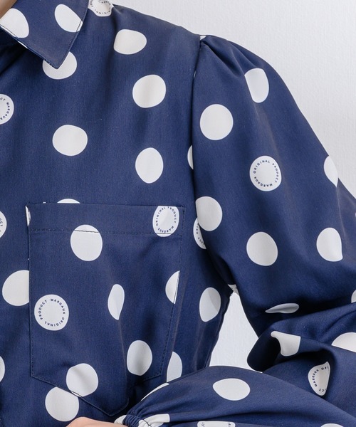 margaux（マルゴー）の「【KATHARINE ROSS】margaux dots simple one-piece（ワンピース・レディース・ネイビー・MEDIUM）」の13枚目の写真