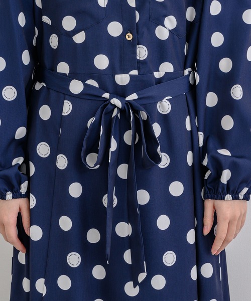 margaux（マルゴー）の「【KATHARINE ROSS】margaux dots simple one-piece（ワンピース・レディース・ネイビー・MEDIUM）」の15枚目の写真