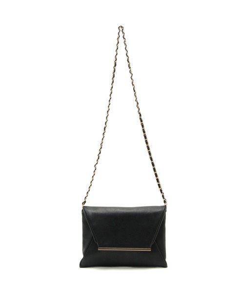 ROPE' PICNIC（ロペピクニック）の「チェーンショルダー付スクエアクラッチバッグ（ショルダーバッグ・レディース・シルバー/ブラック・FREE）」の10枚目の写真