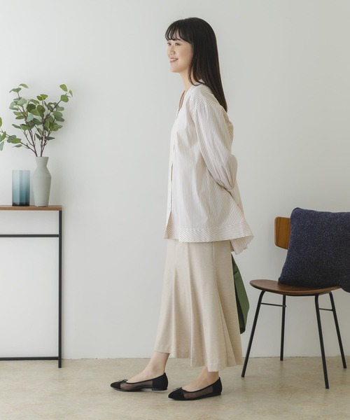 RODE SKO(ロデスコ)の「『MADE IN JAPAN』シアーバレエシューズ(バレエシューズ・レディース・ブラック/ベージュ/ブラウン・36/37/38)」の21枚目の写真