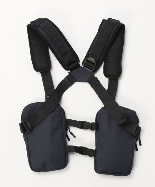 DEVICE（デバイス）の「Rename CORDURAナイロン ベスト型 ボディショルダーバッグ（ボディバッグ/ウエストポーチ・メンズ・ネイビー・FREE）」の12枚目の写真