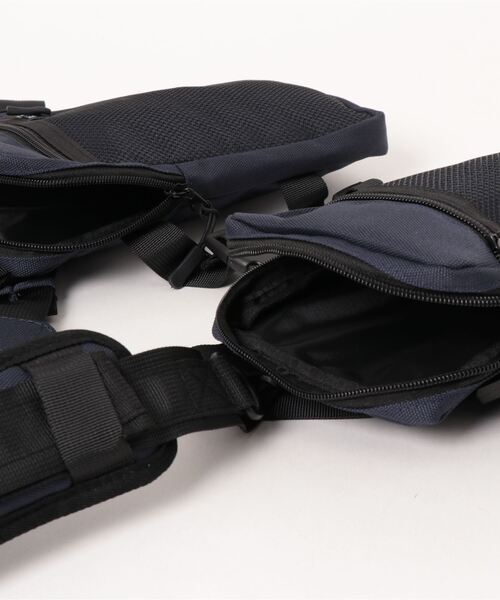 DEVICE（デバイス）の「Rename CORDURAナイロン ベスト型 ボディショルダーバッグ（ボディバッグ/ウエストポーチ・メンズ・ネイビー・FREE）」の4枚目の写真