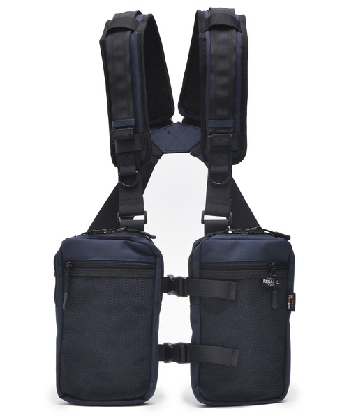 DEVICE（デバイス）の「Rename CORDURAナイロン ベスト型 ボディショルダーバッグ（ボディバッグ/ウエストポーチ・メンズ・ネイビー・FREE）」の13枚目の写真