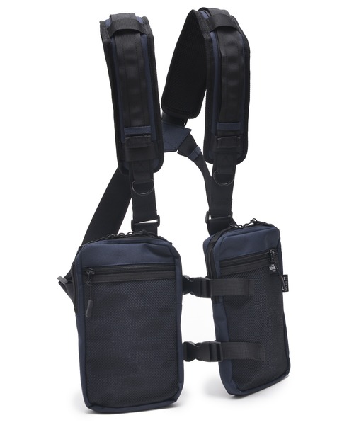 DEVICE（デバイス）の「Rename CORDURAナイロン ベスト型 ボディショルダーバッグ（ボディバッグ/ウエストポーチ・メンズ・ネイビー・FREE）」の16枚目の写真