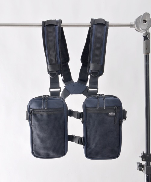 DEVICE（デバイス）の「Rename CORDURAナイロン ベスト型 ボディショルダーバッグ（ボディバッグ/ウエストポーチ・メンズ・ネイビー・FREE）」の20枚目の写真