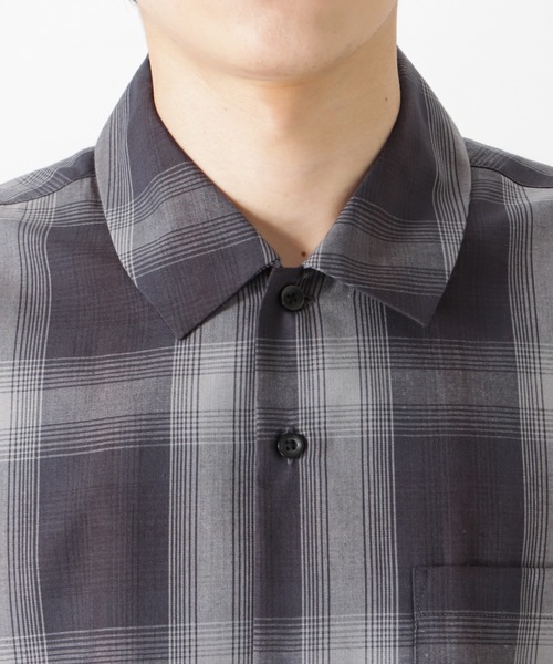 Mossimo（モッシモ）の「mossimo モッシモ オンブレチェック半袖シャツ
