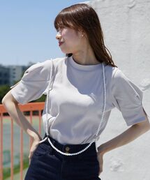 【WEB限定カラーあり】タックスリーブトップス