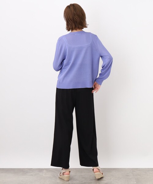 grove（グローブ）の「◆ひんやり＆らくちん着心地◎ウエストシャーリングパンツ（その他パンツ・レディース・ダークグリーン/ブラウン系/ブラック・02/03/01/05/04）」の8枚目の写真