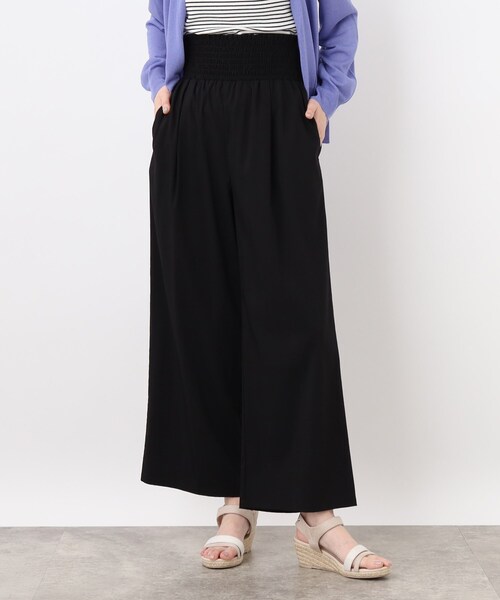 grove（グローブ）の「◆ひんやり＆らくちん着心地◎ウエストシャーリングパンツ（その他パンツ・レディース・ダークグリーン/ブラウン系/ブラック・02/03/01/05/04）」の9枚目の写真