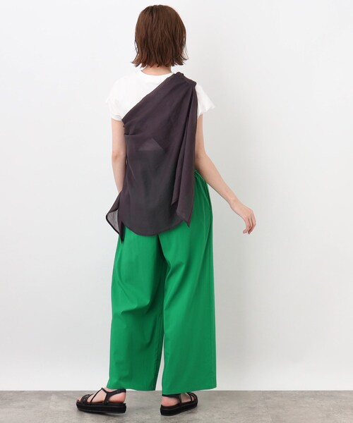 grove（グローブ）の「◆ひんやり＆らくちん着心地◎ウエストシャーリングパンツ（その他パンツ・レディース・ダークグリーン/ブラウン系/ブラック・02/03/01/05/04）」の20枚目の写真