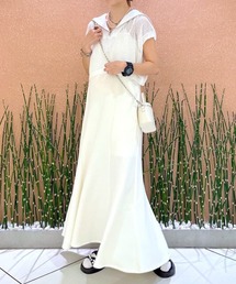 w closet | 【SETアイテム】ハーフジップメッシュニット&キャミワンピース(ワンピース)