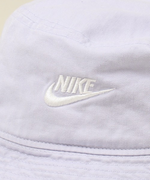NIKE（ナイキ）の「【NIKE/ナイキ】刺繍ロゴバケットハット（ハット・メンズ・パープル/ブラック・ONESIZE）」の6枚目の写真