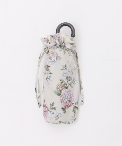 axes femme（アクシーズファム）の「ローズ柄晴雨兼用折傘（折りたたみ傘・レディース・ネイビー/キナリ・FREE）」の6枚目の写真