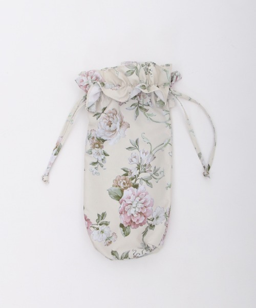 axes femme（アクシーズファム）の「ローズ柄晴雨兼用折傘（折りたたみ傘・レディース・ネイビー/キナリ・FREE）」の7枚目の写真