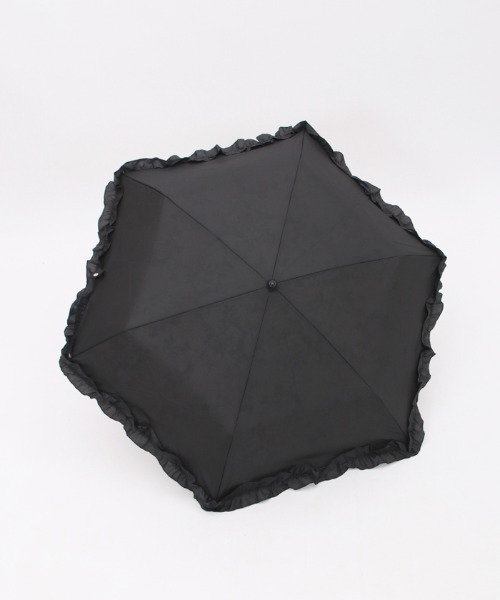 axes femme（アクシーズファム）の「ローズ柄晴雨兼用折傘（折りたたみ傘・レディース・ネイビー/キナリ・FREE）」の12枚目の写真