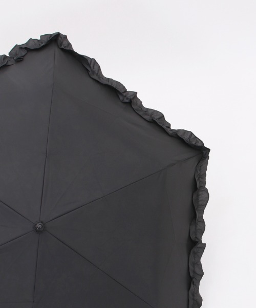 axes femme（アクシーズファム）の「ローズ柄晴雨兼用折傘（折りたたみ傘・レディース・ネイビー/キナリ・FREE）」の20枚目の写真