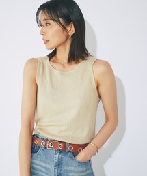 RIVE DROITE | メタリックリブニット(タンクトップ)