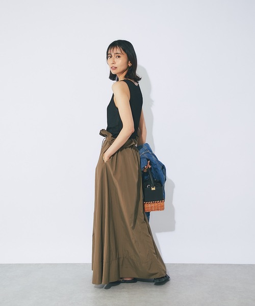 RIVE DROITE（リヴドロワ）の「メタリックリブニット（タンクトップ・レディース・ブラック/シルバー/ゴールド・FREE）」の15枚目の写真