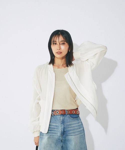 RIVE DROITE（リヴドロワ）の「メタリックリブニット（タンクトップ・レディース・ブラック/シルバー/ゴールド・FREE）」の17枚目の写真