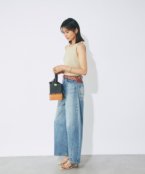 RIVE DROITE（リヴドロワ）の「メタリックリブニット（タンクトップ・レディース・ブラック/シルバー/ゴールド・FREE）」の9枚目の写真