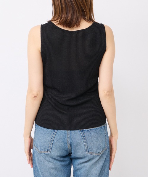 RIVE DROITE（リヴドロワ）の「メタリックリブニット（タンクトップ・レディース・ブラック/シルバー/ゴールド・FREE）」の18枚目の写真