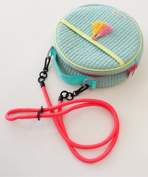 Ampersand（アンパサンド）の「ICE RING ヌビポーチ（ポーチ・キッズ・ミント/オレンジ/ラベンダー・MEDIUM）」の7枚目の写真