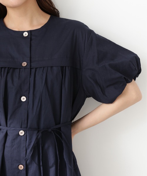 N.（N. Natural Beauty Basic）（エヌエヌナチュラルビューティーベーシック）の「【S Size Line】◆コットンボイルバルーンスリーブワンピース（ワンピース・レディース・ネイビー/レッド/オフホワイト・SMALL/MEDIUM）」の21枚目の写真