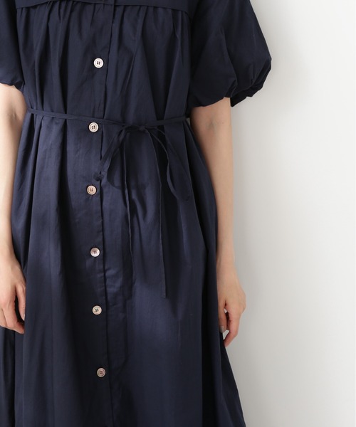 N.（N. Natural Beauty Basic）（エヌエヌナチュラルビューティーベーシック）の「【S Size Line】◆コットンボイルバルーンスリーブワンピース（ワンピース・レディース・ネイビー/レッド/オフホワイト・SMALL/MEDIUM）」の13枚目の写真