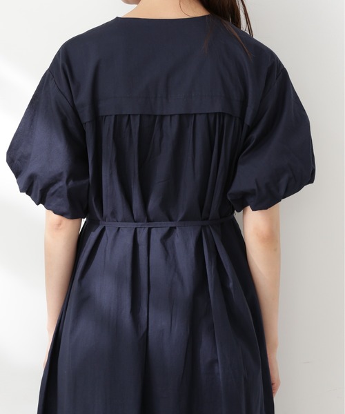 N.（N. Natural Beauty Basic）（エヌエヌナチュラルビューティーベーシック）の「【S Size Line】◆コットンボイルバルーンスリーブワンピース（ワンピース・レディース・ネイビー/レッド/オフホワイト・SMALL/MEDIUM）」の17枚目の写真