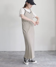 fredy emue | ボーダーロングキャミワンピース(ワンピース)