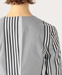 美品✨DES PRES コットンストレッチブロード クルーネックジャケット DES PRES（デ・プレ）の「コットンストレッチブロード クルー