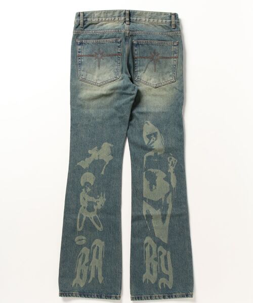 TILLDAWN(ティルダウン)の「【TILLDAWN/ティルドーン】FLARED DENIM PANTS / フレアデニム フレアパンツ デニムパンツ ジーンズ(デニムパンツ・メンズ・ブルー/ブラック・M/L)」の14枚目の写真