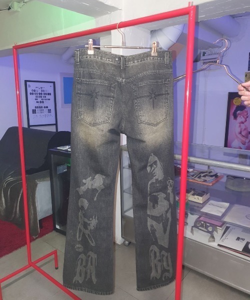 TILLDAWN(ティルダウン)の「【TILLDAWN/ティルドーン】FLARED DENIM PANTS / フレアデニム フレアパンツ デニムパンツ ジーンズ(デニムパンツ・メンズ・ブルー/ブラック・M/L)」の15枚目の写真