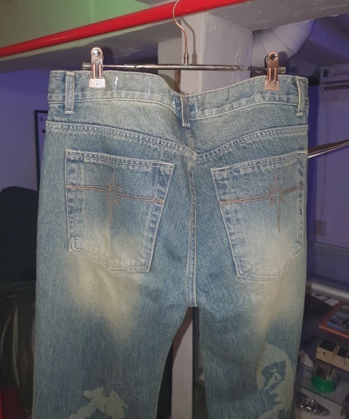 TILLDAWN(ティルダウン)の「【TILLDAWN/ティルドーン】FLARED DENIM PANTS / フレアデニム フレアパンツ デニムパンツ ジーンズ(デニムパンツ・メンズ・ブルー/ブラック・M/L)」の9枚目の写真
