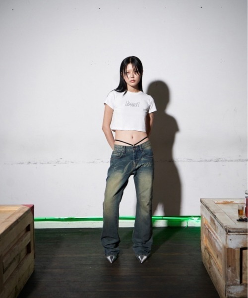 TILLDAWN(ティルダウン)の「【TILLDAWN/ティルドーン】FLARED DENIM PANTS / フレアデニム フレアパンツ デニムパンツ ジーンズ(デニムパンツ・メンズ・ブルー/ブラック・M/L)」の20枚目の写真