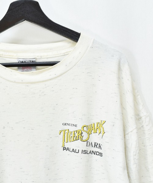 VINTAGE（ヴィンテージ）の「【ヴィンテージ古着】90's GENUINE TIGER SHARK プリントTシャツ USA製（Tシャツ/カットソー・メンズ・ホワイト・X-LARGE）」の3枚目の写真