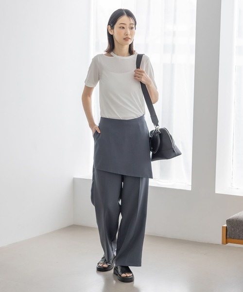 LAKOLE(ラコレ)の「※スカートレイヤーパンツ / 962822(その他パンツ・レディース・ブルーグレー/ブラック/オフホワイト・SMALL/MEDIUM)」の18枚目の写真