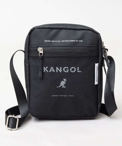 KANGOL(カンゴール)の「メッシュポケット 縦型 スクエア ミニショルダーバッグ(ショルダーバッグ・メンズ・ブラック・FREE)」の4枚目の写真