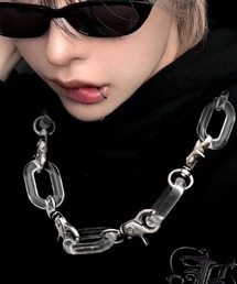 NOVESSEL | A'GEM/9 × .kom『NOVESSEL/ノベセル』クリアチェーンネックレス(ネックレス)