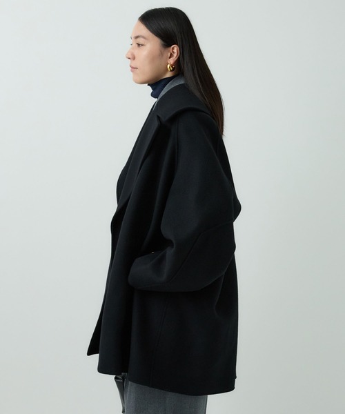 h-abc　タグ付き　Chaos スーペリアボースショートコート Chaos(カオス)｜スーペリアボースショートコート/ブラック の