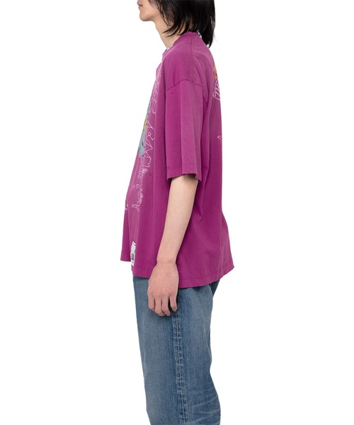 Maision MIHARA YASUHIRO カットアウト Tシャツ パープル MIHARA YASUHIRO(ミハラヤスヒロ) / カットアウトTシャツ/36