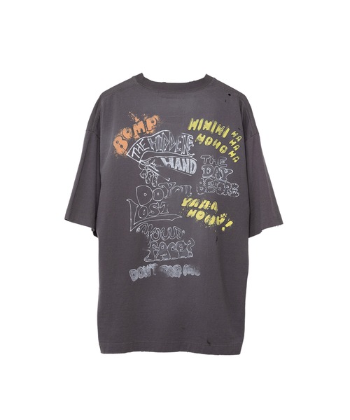 Maison MIHARA YASUHIRO カットソー　46 MAISON MIHARA YASUHIRO / SHIRT LAYERED TEE Tシャツ 46 ブラック O
