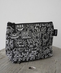 Keith Haring（キース・ヘリング）の「【Keith Haring】総柄/ハート ポーチ（ポーチ）」