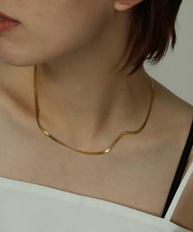 金属アレルギー対応 シンプルスネークチェーンネックレス 2mm 316L