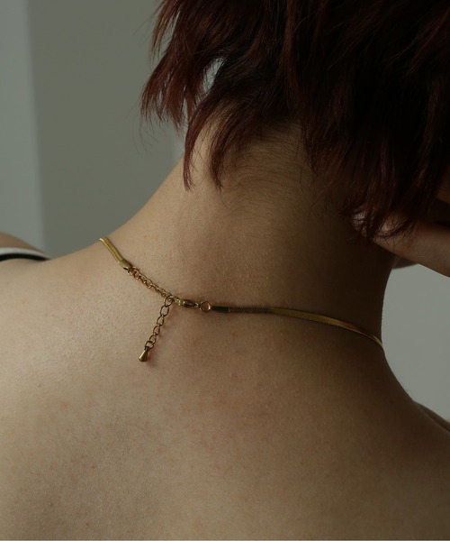 ORLEAN(オルレアン)の「金属アレルギー対応 シンプルスネークチェーンネックレス 2mm 316L(ネックレス・レディース・シルバー/ゴールド・フリー)」の12枚目の写真