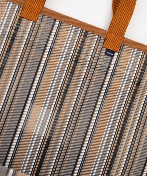 oblekt（オブレクト）の「マルチウェイ　メッシュトート（トートバッグ・レディース・ブラウン/ホワイト・FREE）」の8枚目の写真