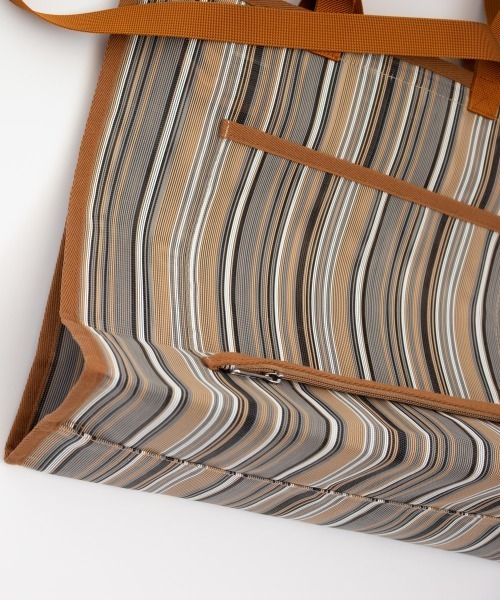 oblekt（オブレクト）の「マルチウェイ　メッシュトート（トートバッグ・レディース・ブラウン/ホワイト・FREE）」の10枚目の写真