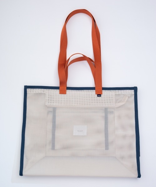 oblekt（オブレクト）の「マルチウェイ　メッシュトート（トートバッグ・レディース・ブラウン/ホワイト・FREE）」の12枚目の写真