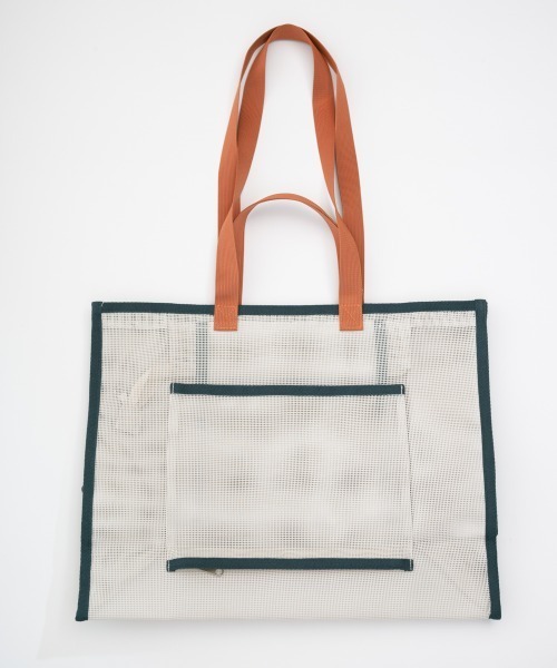 oblekt（オブレクト）の「マルチウェイ　メッシュトート（トートバッグ・レディース・ブラウン/ホワイト・FREE）」の13枚目の写真